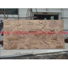 Hotel copper Decoration/Wall Relief Sculpture